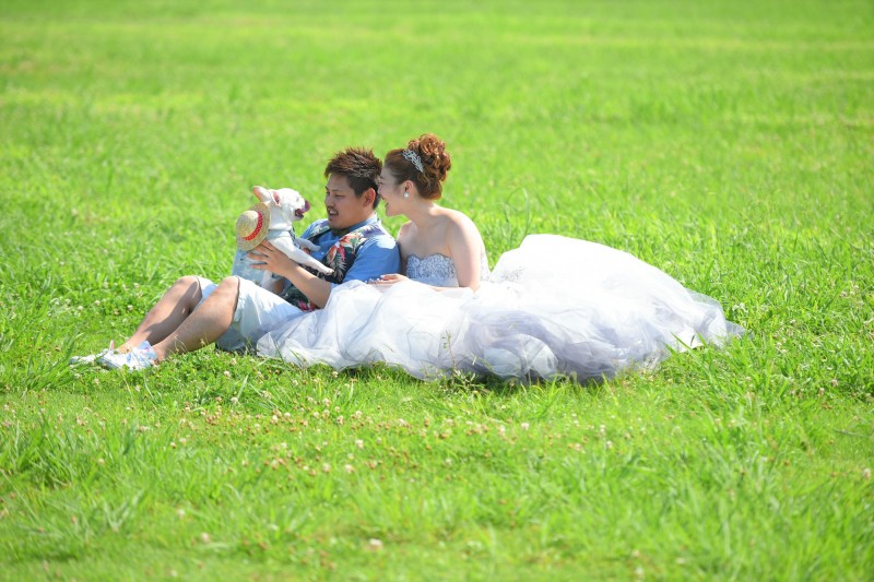 大好きな愛犬と一緒に♪