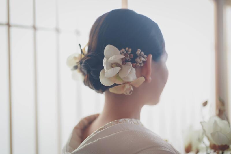 ヘアースタイルもパシャリ