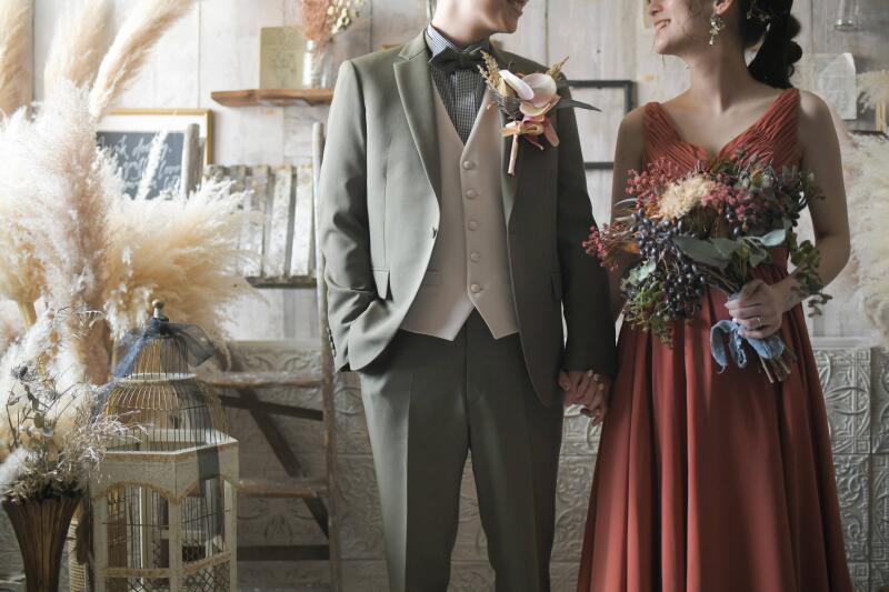 カラードレス×スタジオ