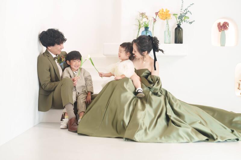 家族みんなで撮影！