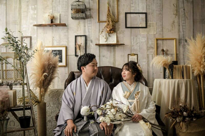 白無垢×スタジオ