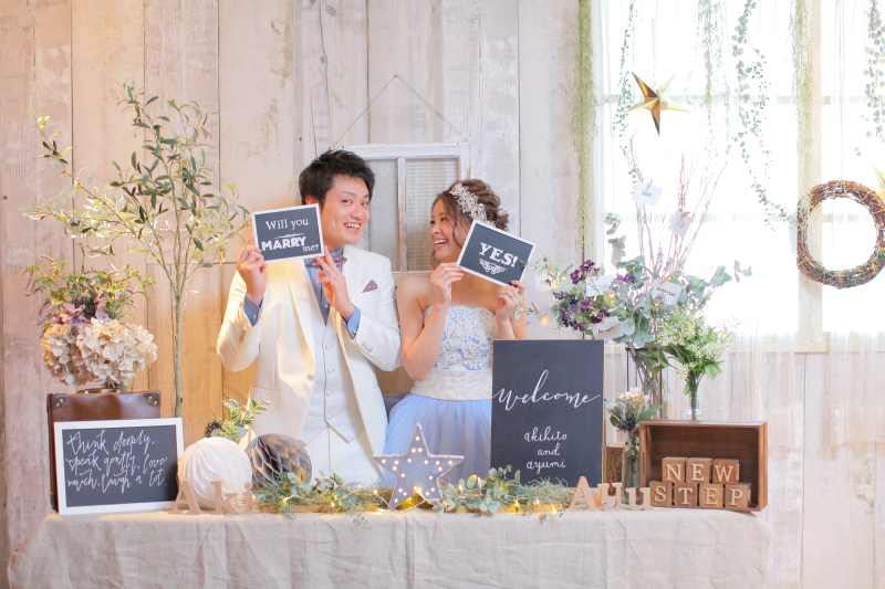 続いてカラードレスの撮影