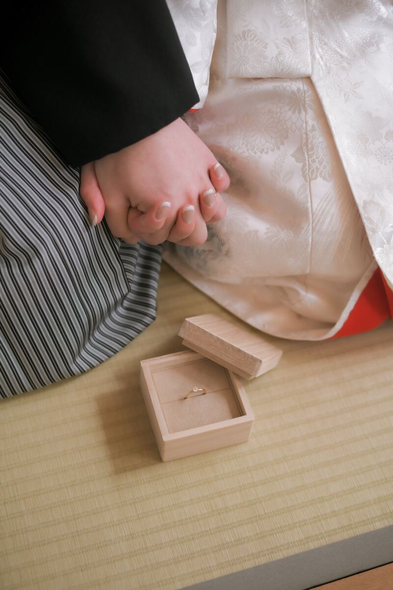 大切な指輪といっしょに