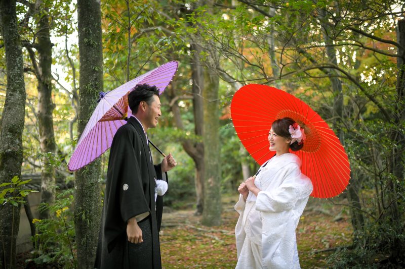 白無垢に着替えて・・・