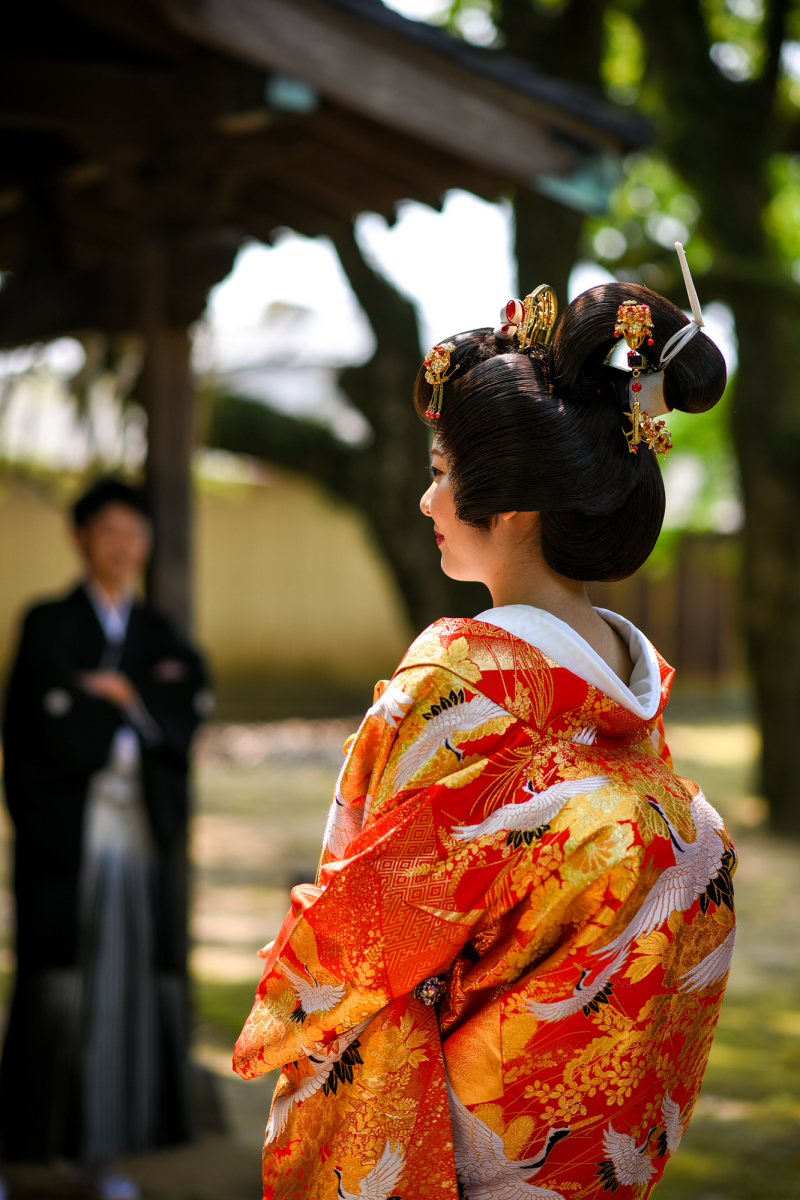 色打掛も着ました♪