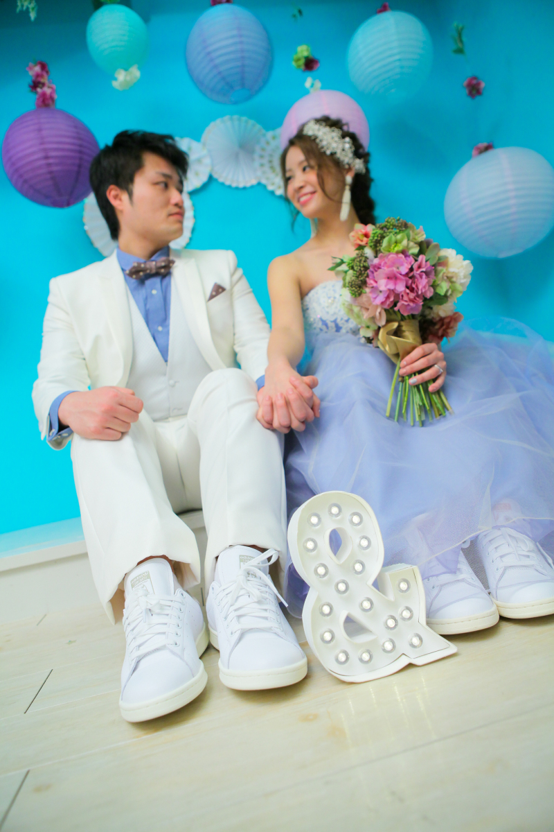 最後はお揃いのシューズで♡