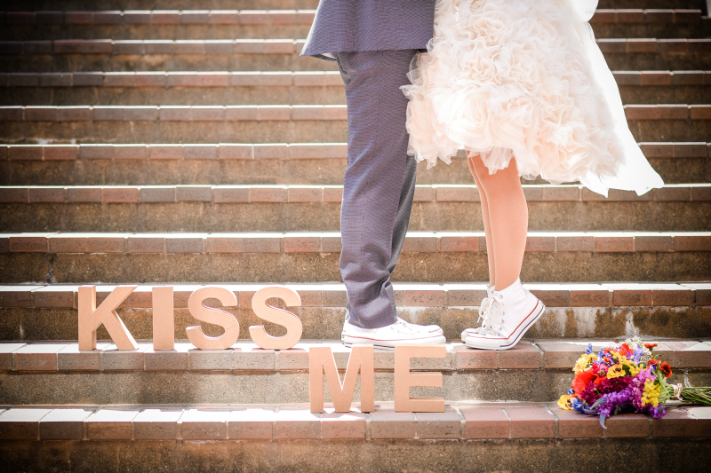 階段でKISS ME♡