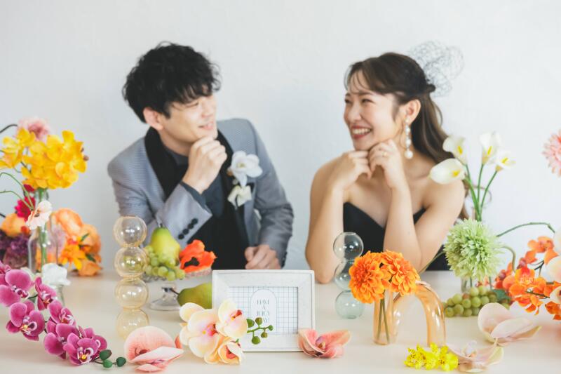 お茶目な二人の楽しそうすぎる前撮り!