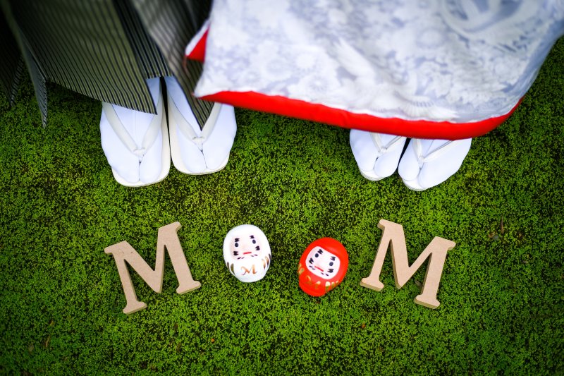 お持ち込みのだるまが可愛い♡