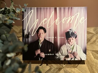 WELCOMEボード