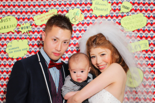 家族3人でフォトウェディング☆