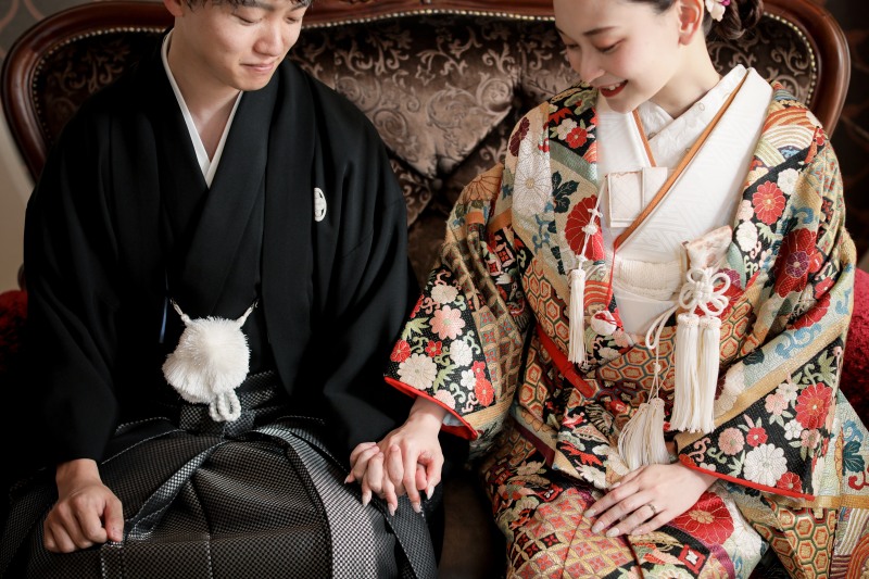 ◇和装2点スタジオプラン◇和装100着以上*衣裳&小物追加料金一切なし !<和装2点+紋付2点>スタジオでおしゃれ和装を残せる♪