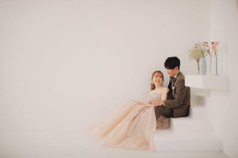 ◇和装＆ドレス◇３着スタジオ撮影プラン◇衣裳＆小物追加料金一切なし !<和装1点+ドレス2点+紋付1点+タキ2点>