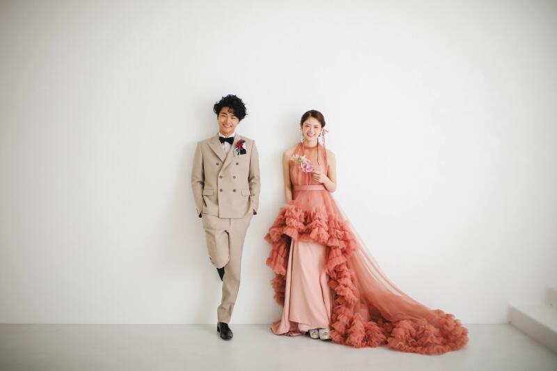 ◇ドレス1着スタジオプラン◇500着以上の品揃え!*衣裳&小物追加料金一切なし!100カット付 <ドレス1点+タキシード1点>