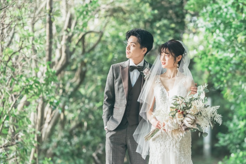◆和装＆ドレス＊３着ロケ付撮影プラン◆ 〈和装1点＋ドレス2点〉衣裳追加料金一切なし！300カット付スタジオ&ロケ撮影