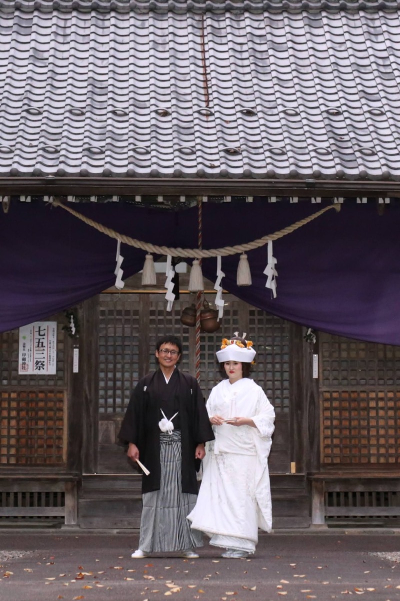 白無垢（角隠し）