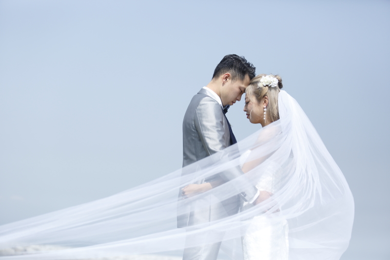 定番のおでこコツンポーズ