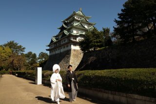 【名古屋城】白無垢&times;秋晴れの和装前撮り