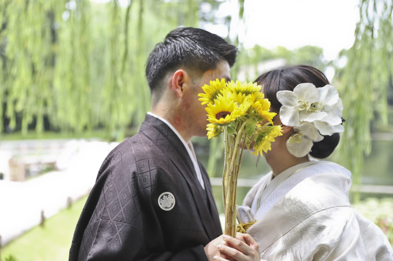 ブーケを使って