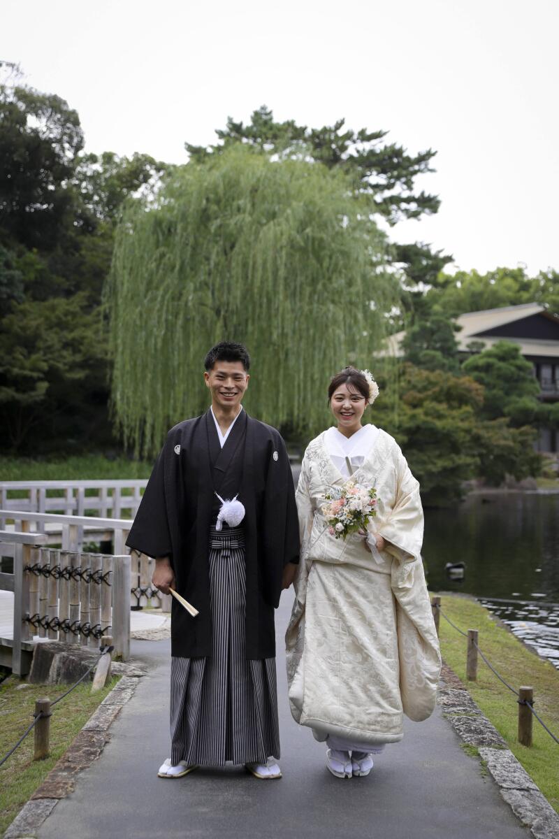 日本庭園徳川園にて撮影開始