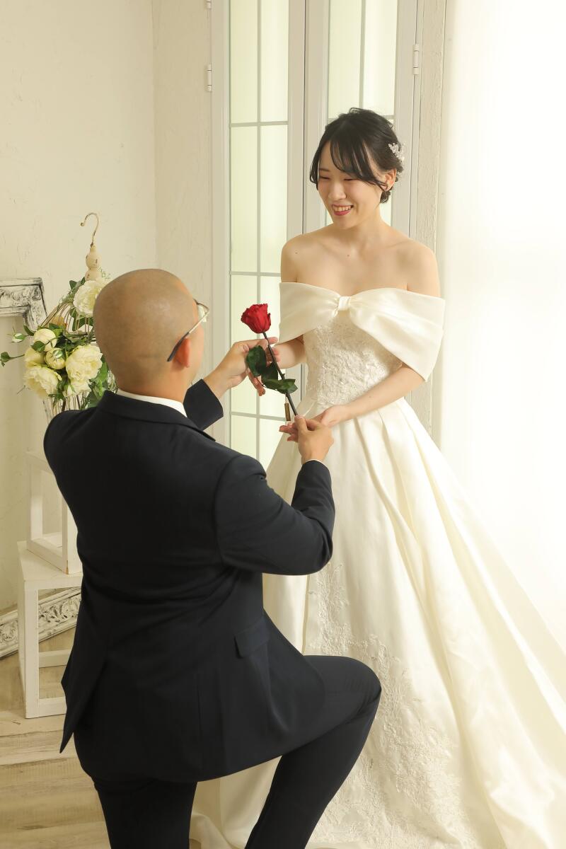 プロポーズカット撮影