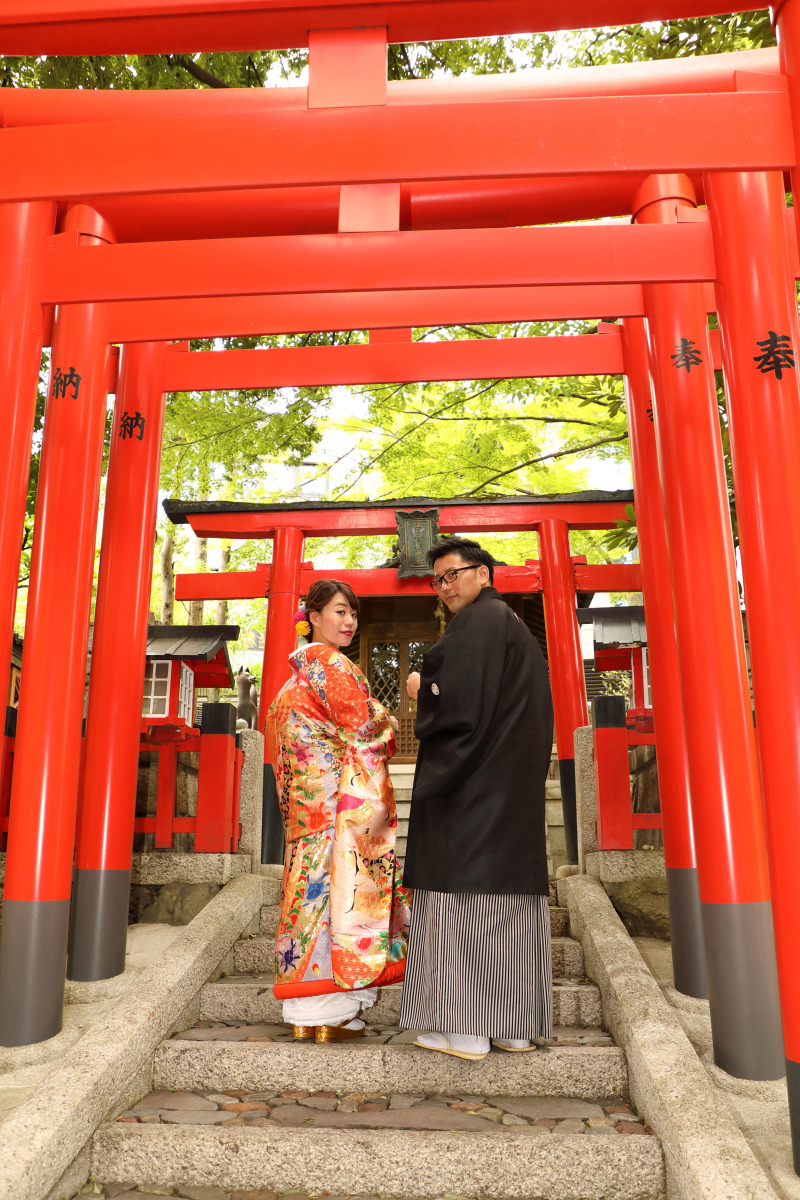 赤鳥居で