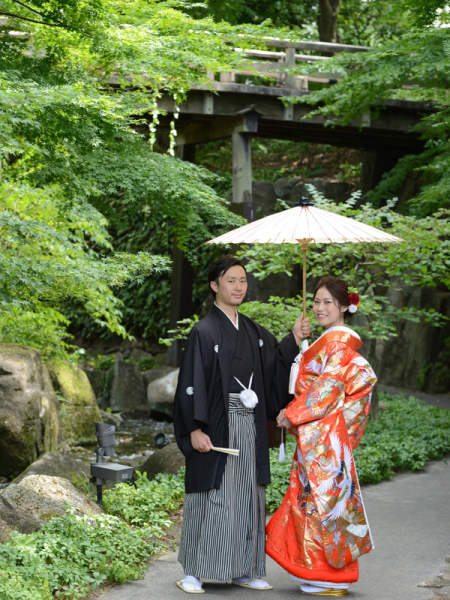 番傘を使って☆