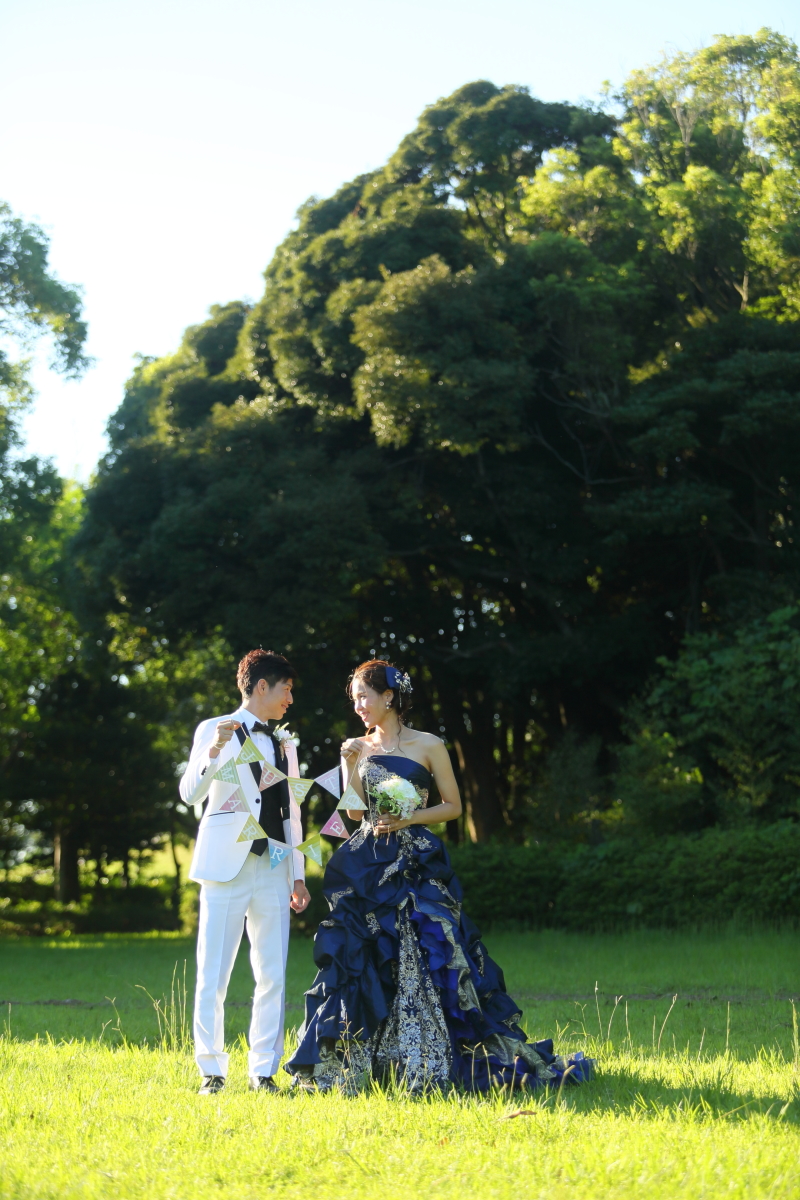 カラードレスで☆