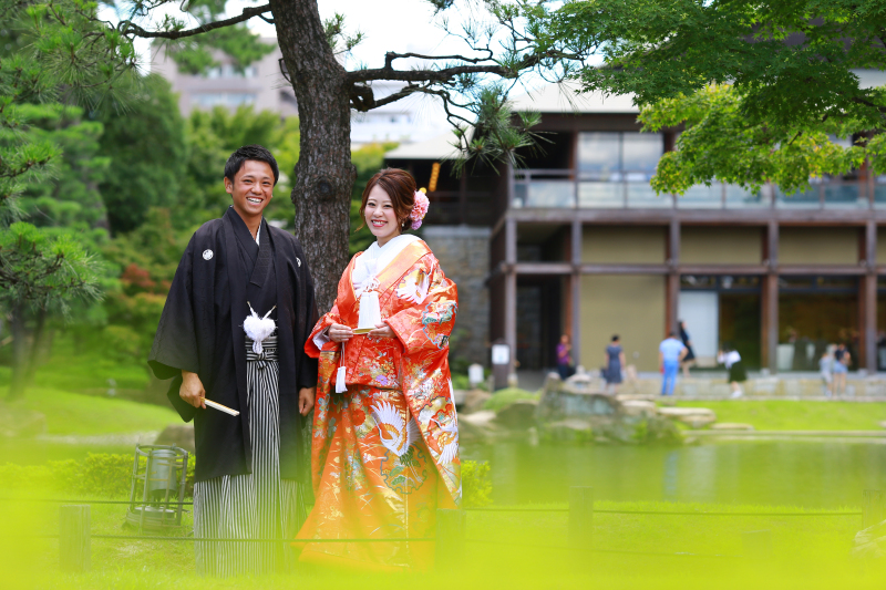 晴天で暑い日差しの中撮影スタート!