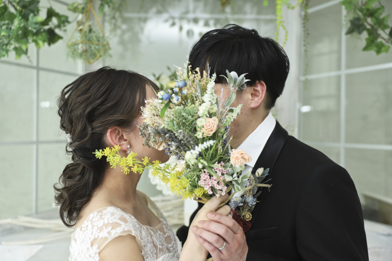 ブーケを使って☆