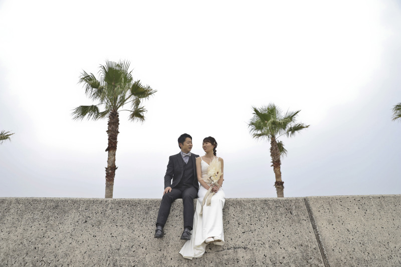 ビーチで撮影☆