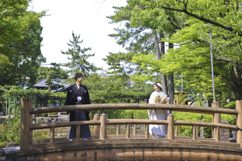 橋の上からスタート☆