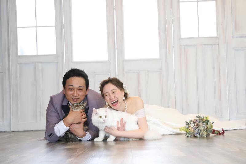 笑顔弾ける家族写真