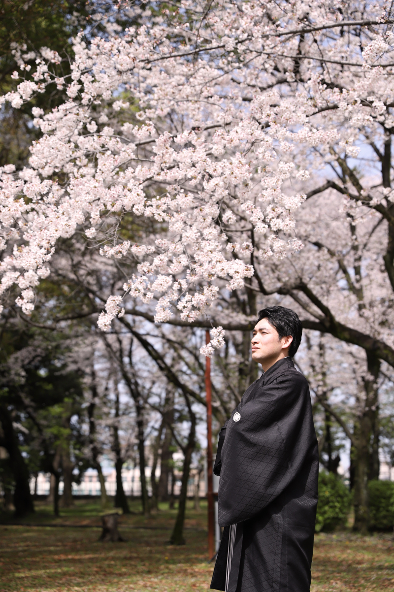 春の空を見上げて