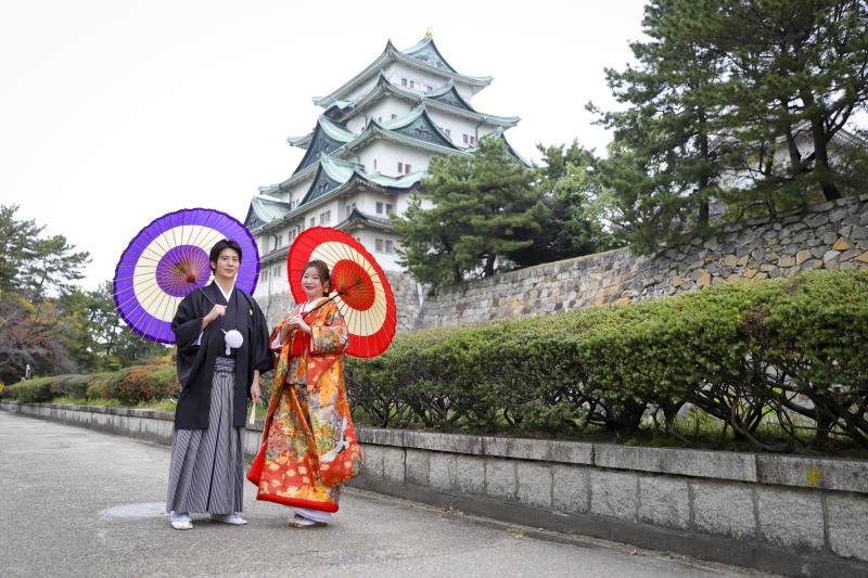 名古屋城を背に誓う一日
