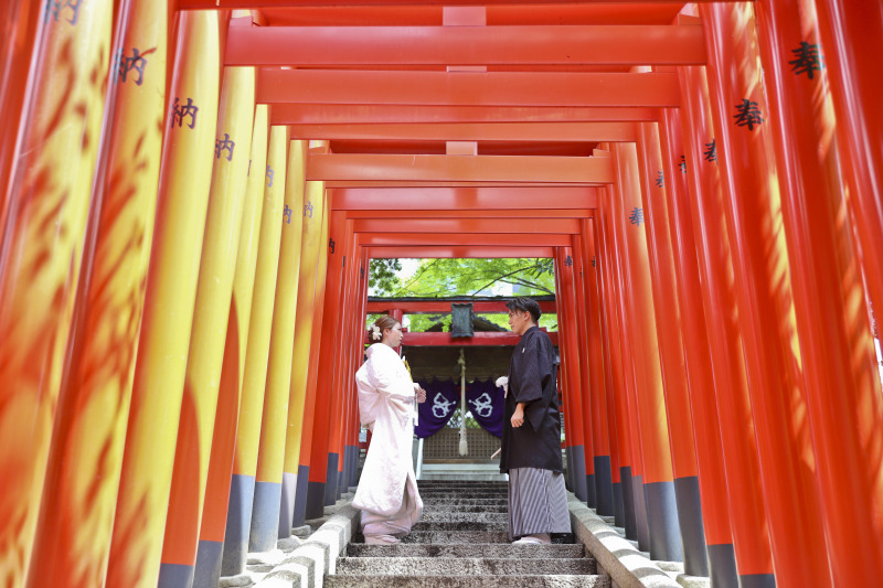 赤鳥居で