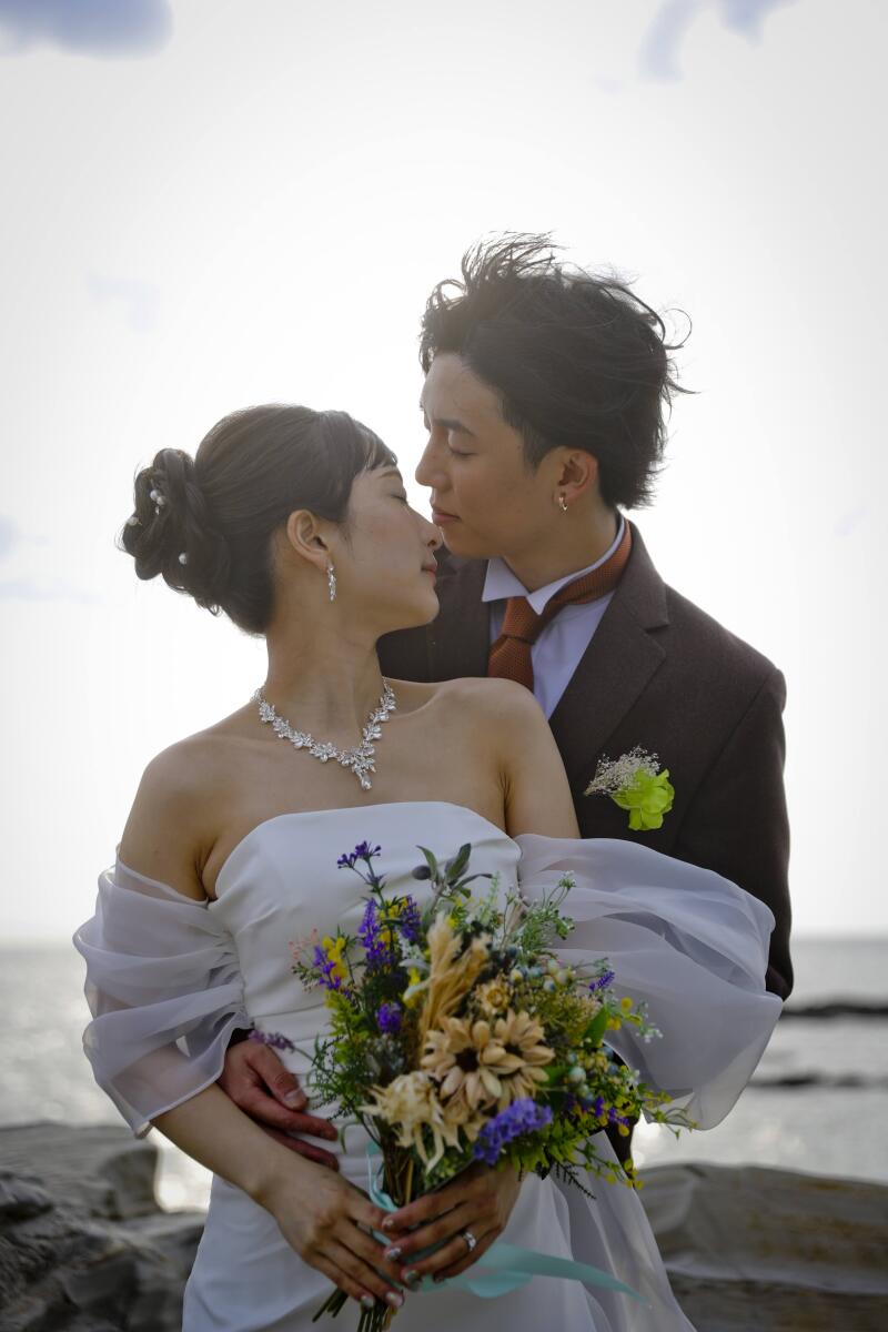 キスする寸前？！