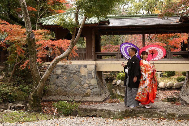 番傘をつかって☆