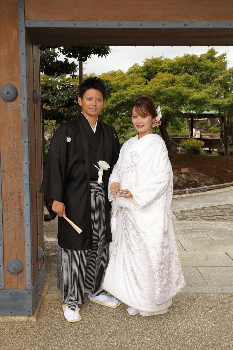 楼門をくぐる出会いの一枚