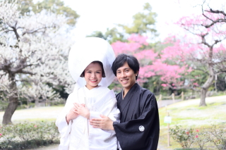 和装ロケ☆春☆日本庭園