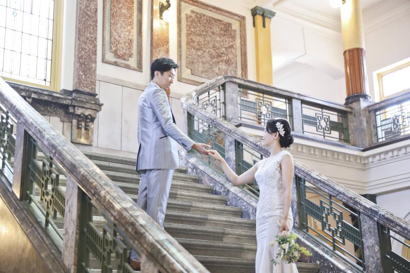 階段でのワンショット