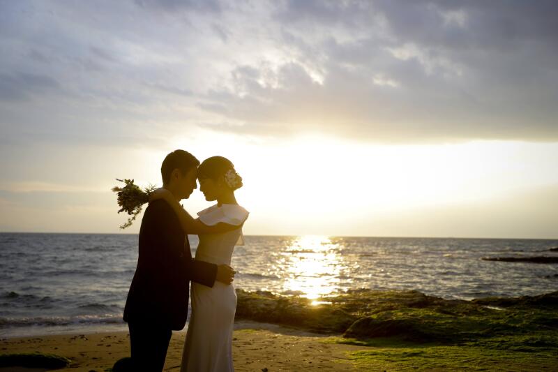 情熱的な夕焼け