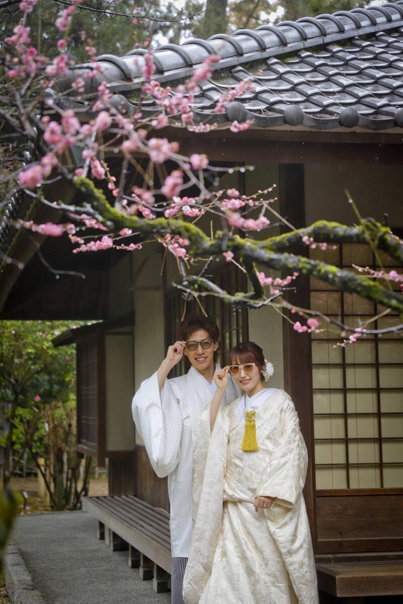 梅が彩る特別な一日