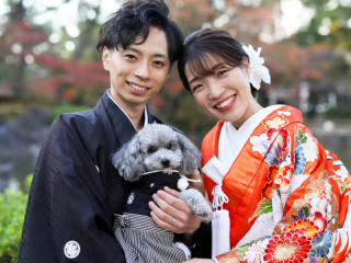 和装ロケ☆中村公園☆ペットと一緒に