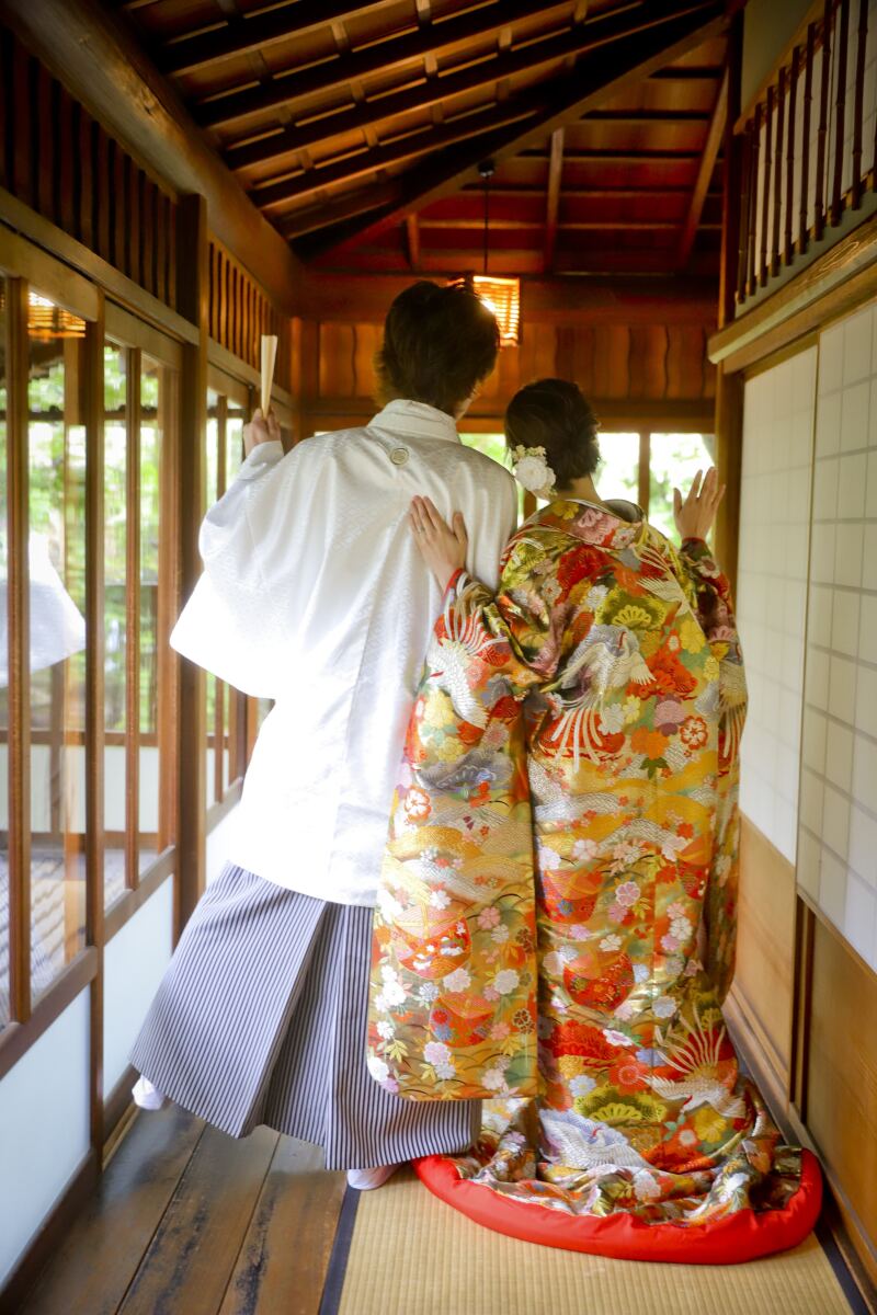 後ろ姿も絵になる