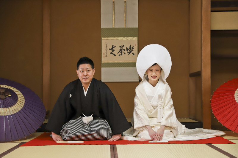 白無垢に着替えて☆