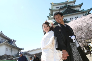 和洋装ロケ☆桜☆名古屋城＆公園