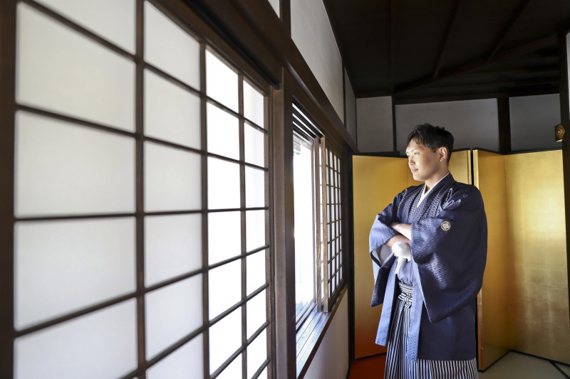 新郎さんのソロショット