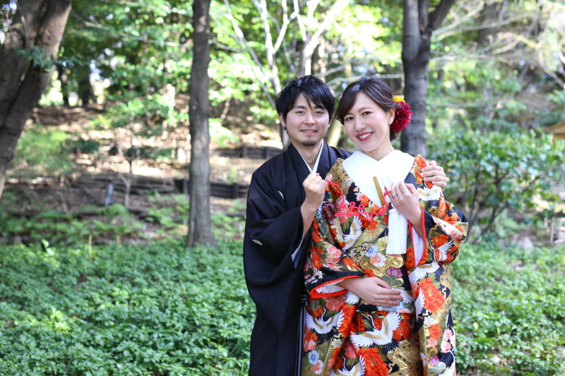 持込の小物を使って