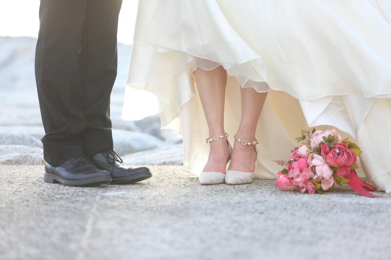 オシャレに足元ショット